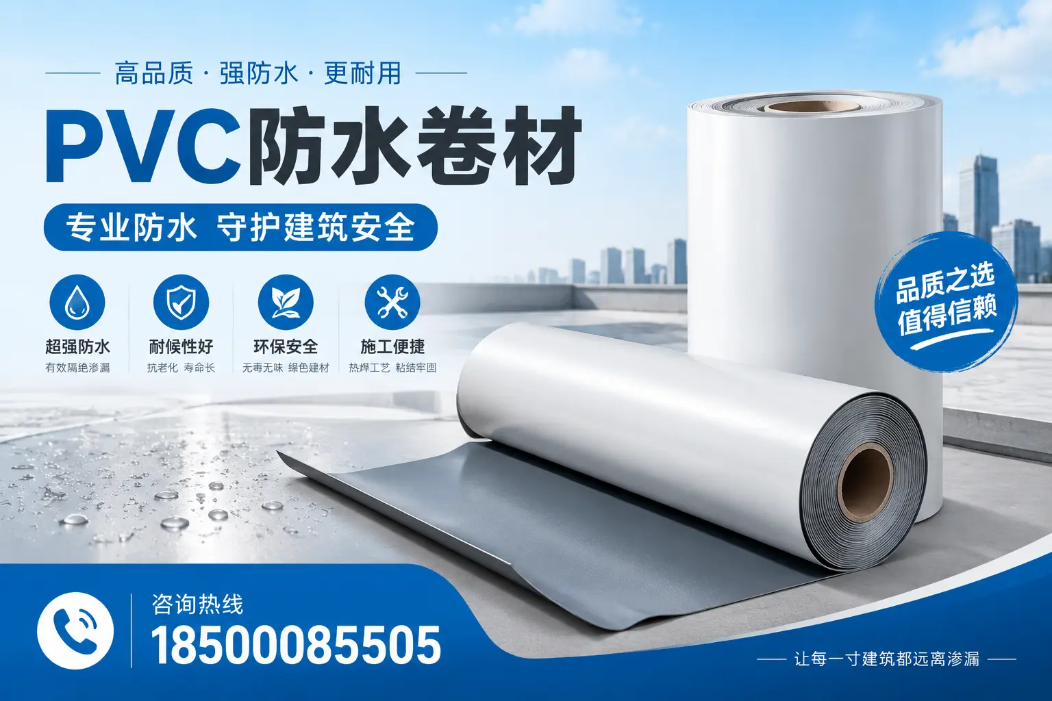 德宏地区pvc防水卷材的市场现状与发展趋势